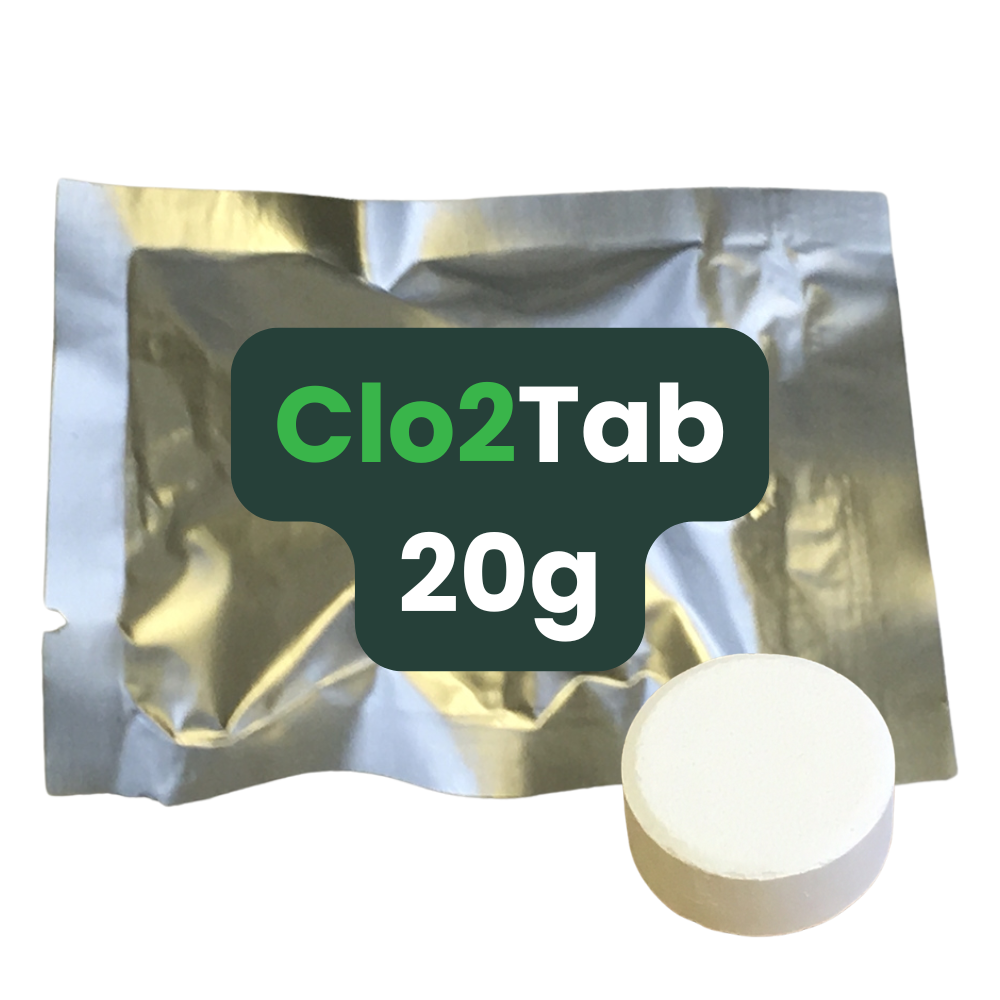 CLo2Tab Chlorine Dioxide Effervescent Tablet - 20g